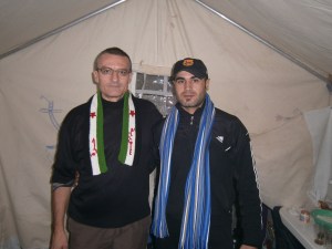 Nei campi di rifugiati siriani alla frontiera turca (novembre 2011)